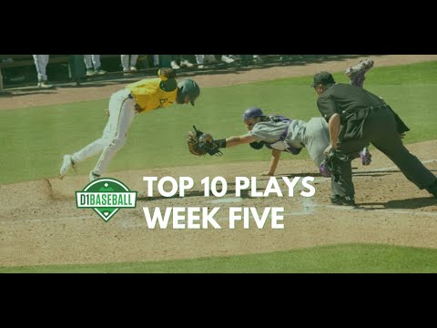 D1Baseball Top 10 Plays: Week 5