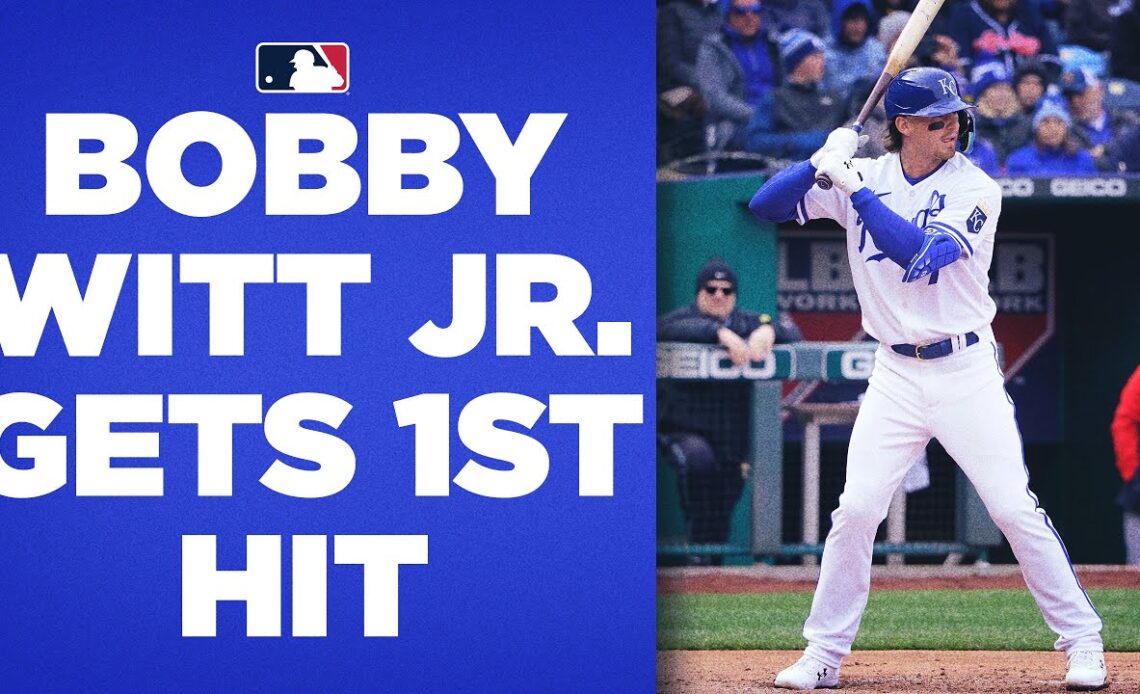 Bobby Witt Jr. HAS ARRIVED!! Gets first major league hit to put Royals out in front!