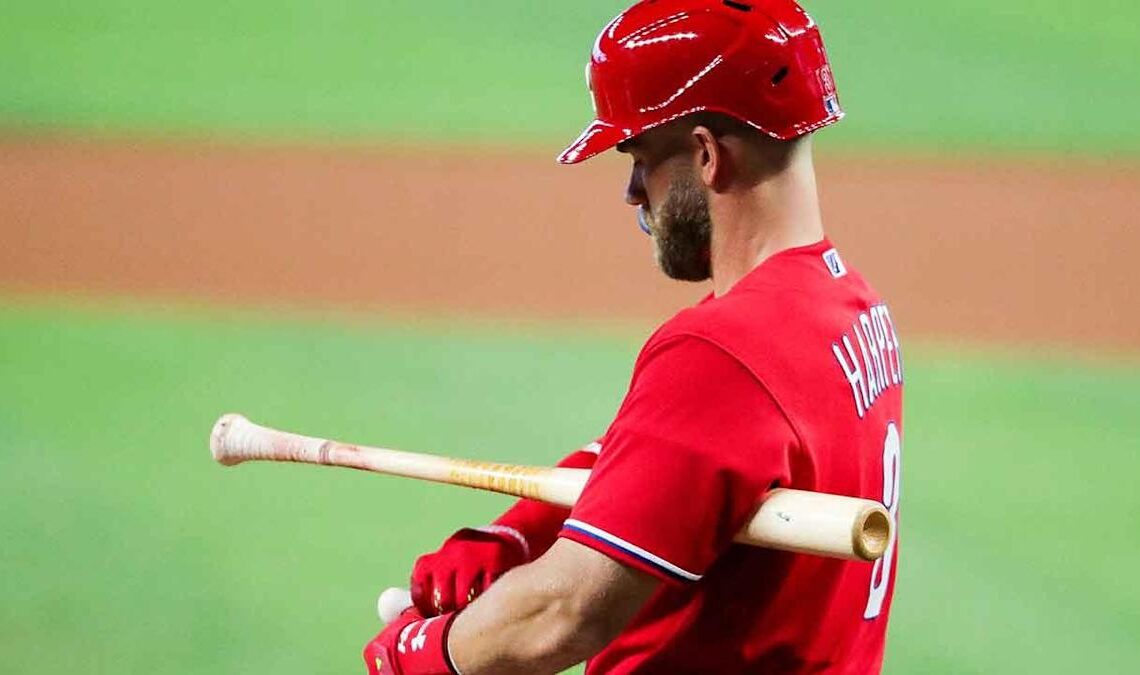 Bryce Harper diagnosed with mild strain, will continue as Phillies' DH