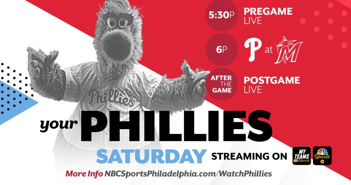 Phillies vs. Marlins: How to watch Saturday's game on NBC Sports Philadelphia