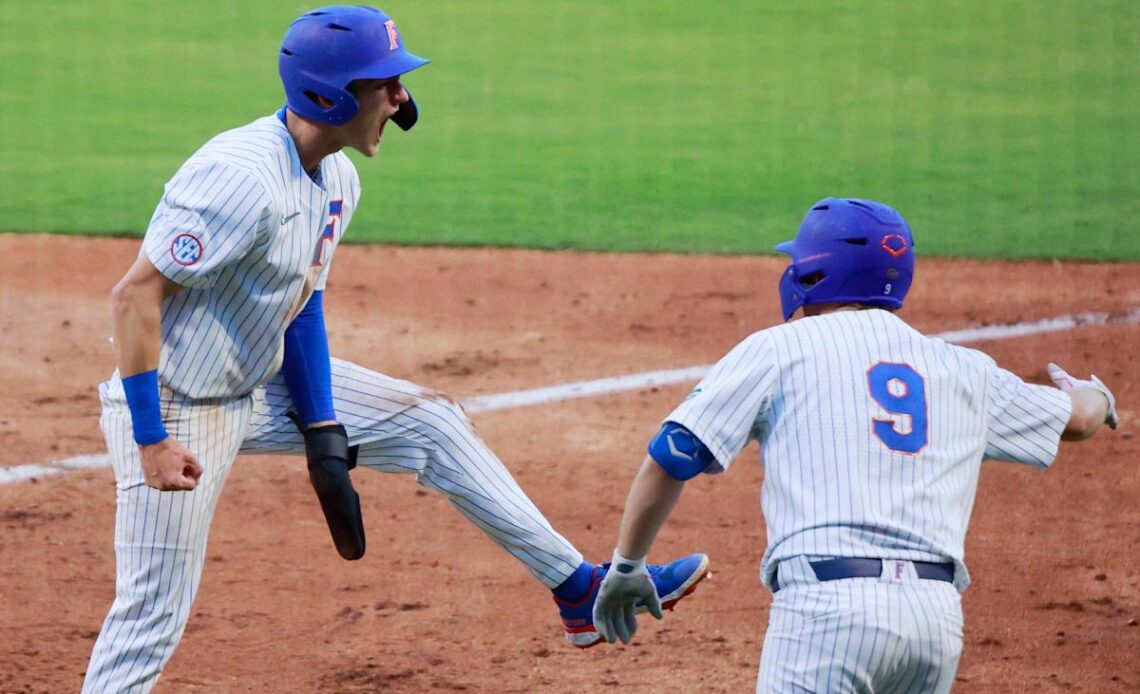 6-run ninth inning secures series win for Florida over Mississippi State