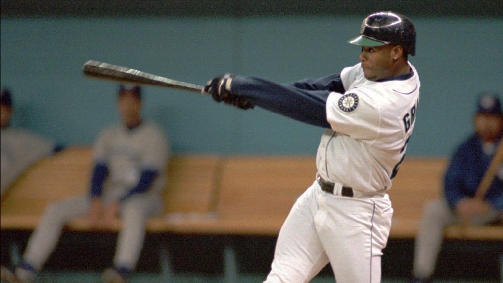 Blake Burke, Ken Griffey Jr.’s swings side-by-side