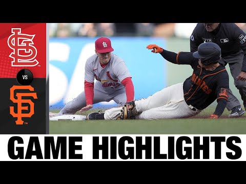 Cardinals vs. Giants Game Highlights (5/5/22) | MLB Highlights