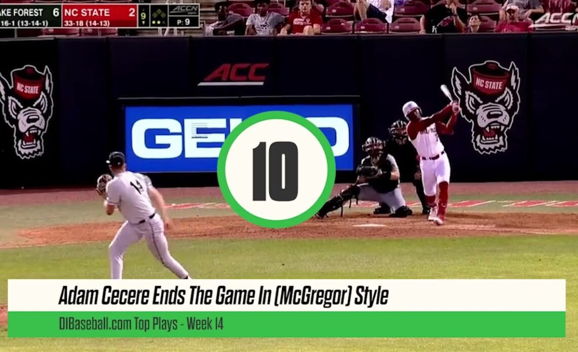 D1Baseball Top 10 Plays: Week 14