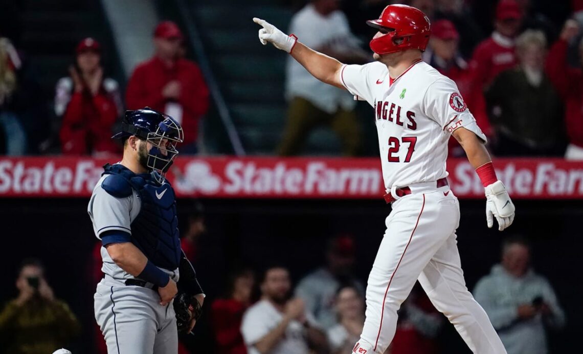 Mike Trout Sets Record For Most Home Runs At Angel Stadium VCP Bullpen