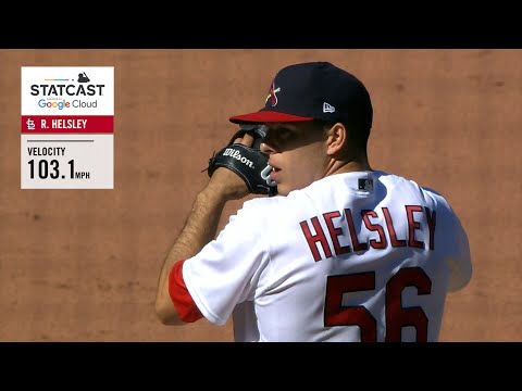 The hardest pitch of the Year, 103.1 MPH | Helsley gets 3 strikeouts with 100-plus mph pitches