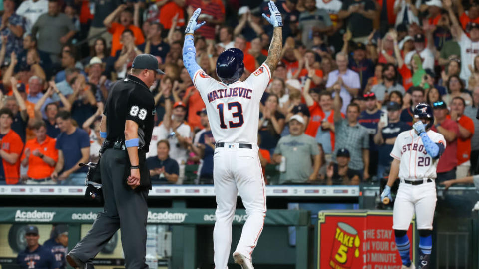 Matijevic homers for 1st MLB hit, Astros beat White Sox 4-3