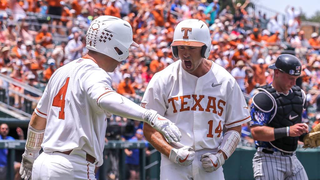 No. 9 Texas opens the NCAA tournament with a 11-3 win over Air Force