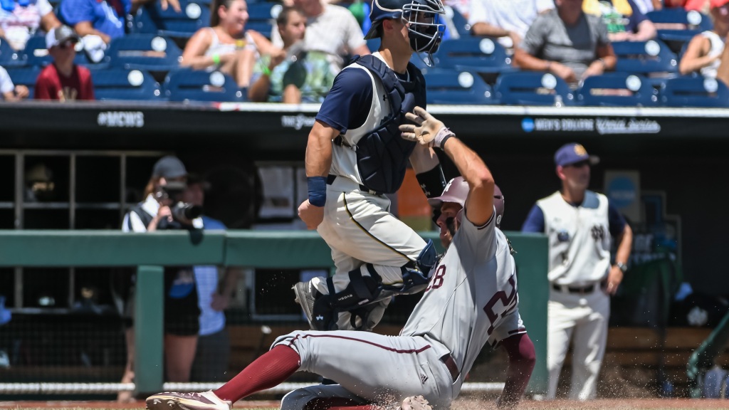 Notre Dame out of College World Series after loss to Texas A&M