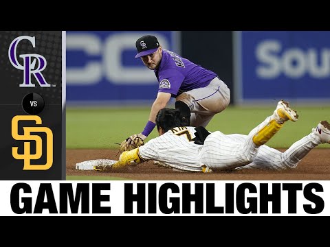 Rockies vs. Padres Game Highlights (6/10/22) | MLB Highlights