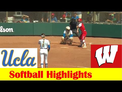 Wisconsin vs #3 UCLA Softball Game Highlights 2 20 2022