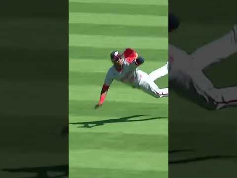 Bro was FLYING!! Victor Robles with the crazy catch