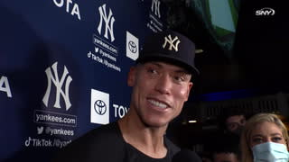 Aaron Judge on staying focused and the opportunities he had on Wednesday
