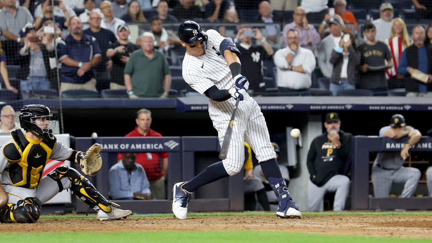 Aaron Judge tracker: Yankees star on pace for 66 homers after tying Babe Ruth with 60th blast
