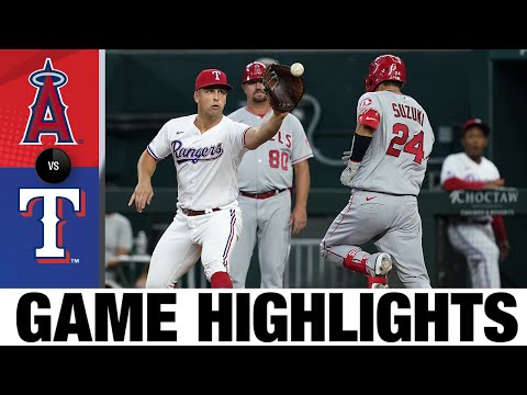 Angels vs. Rangers Game Highlights (9/22/22) | MLB Highlights