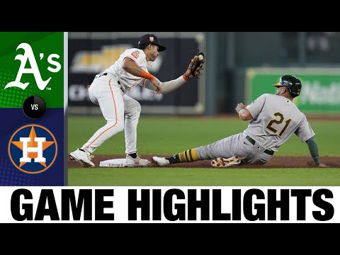 A's vs. Astros Game Highlights (9/15/22) | MLB Highlights