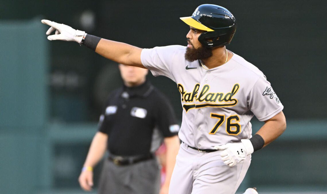 Athletics' Mark Kotsay praises 'confident' Dermis Garcia for recent success