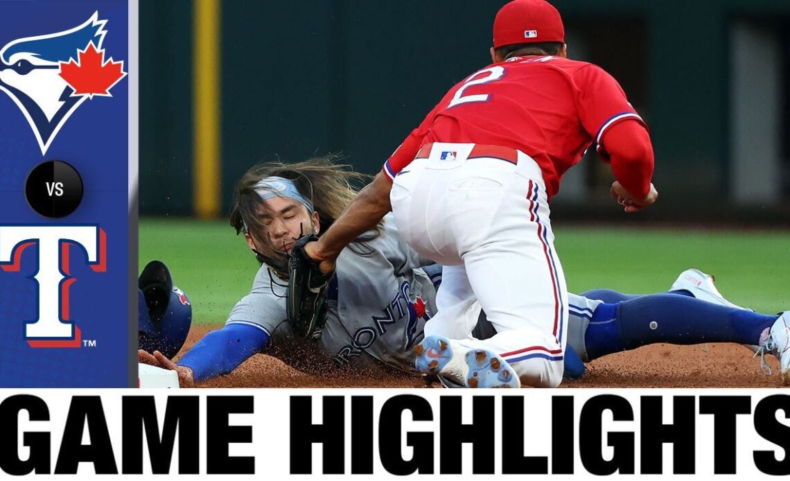 Blue Jays vs. Rangers Game Highlights (9/9/22) | MLB Highlights