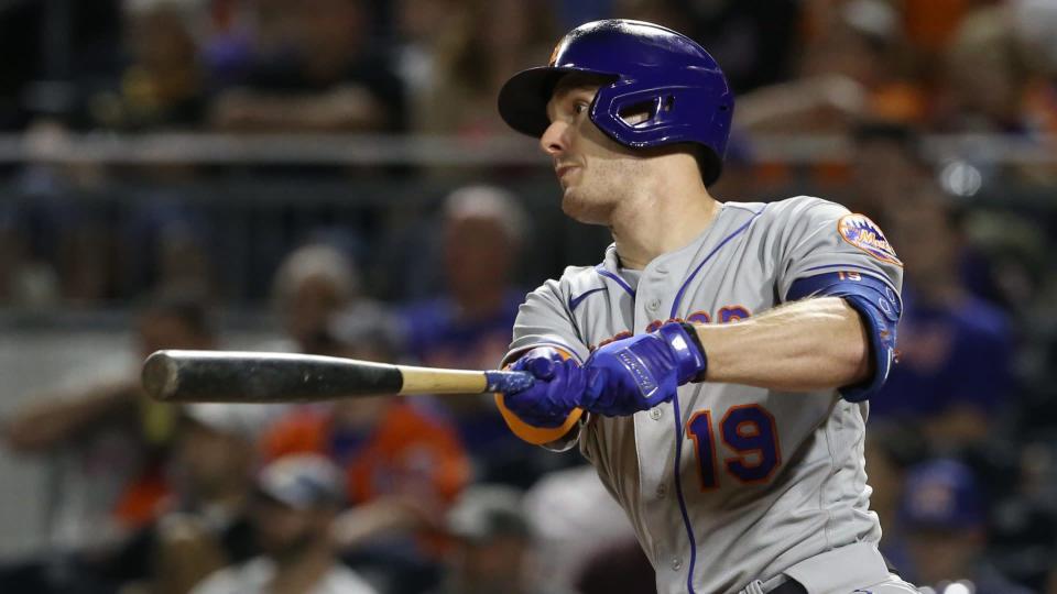 Canha’s slam caps 8-run 4th inning, Mets rout Marlins 11-3