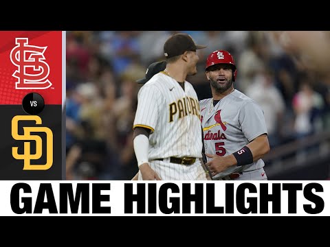 Cardinals vs. Padres Game Highlights (9/21/22) | MLB Highlights