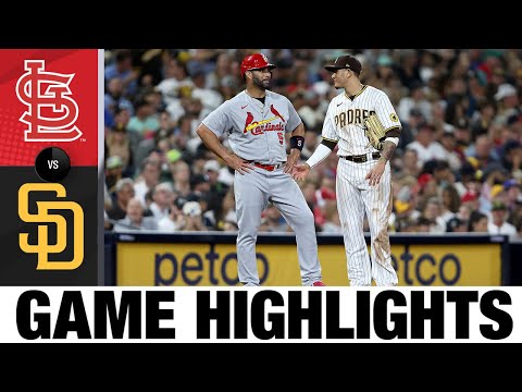 Cardinals vs Padres Highlights (9/20/22) | MLB Highlights
