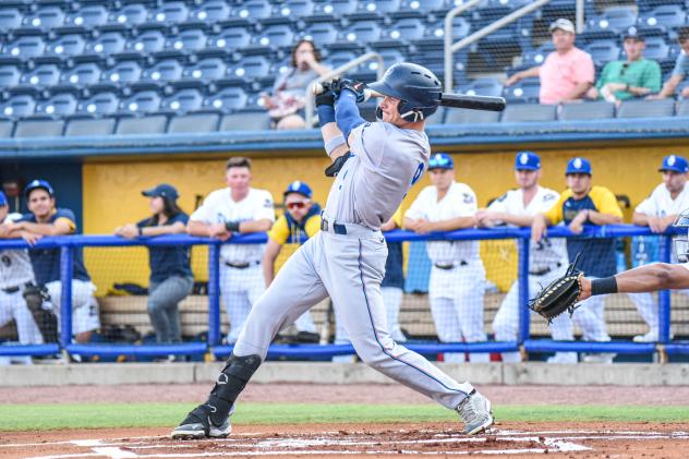 Griffin Conine of the Pensacola Blue Wahoos at bat