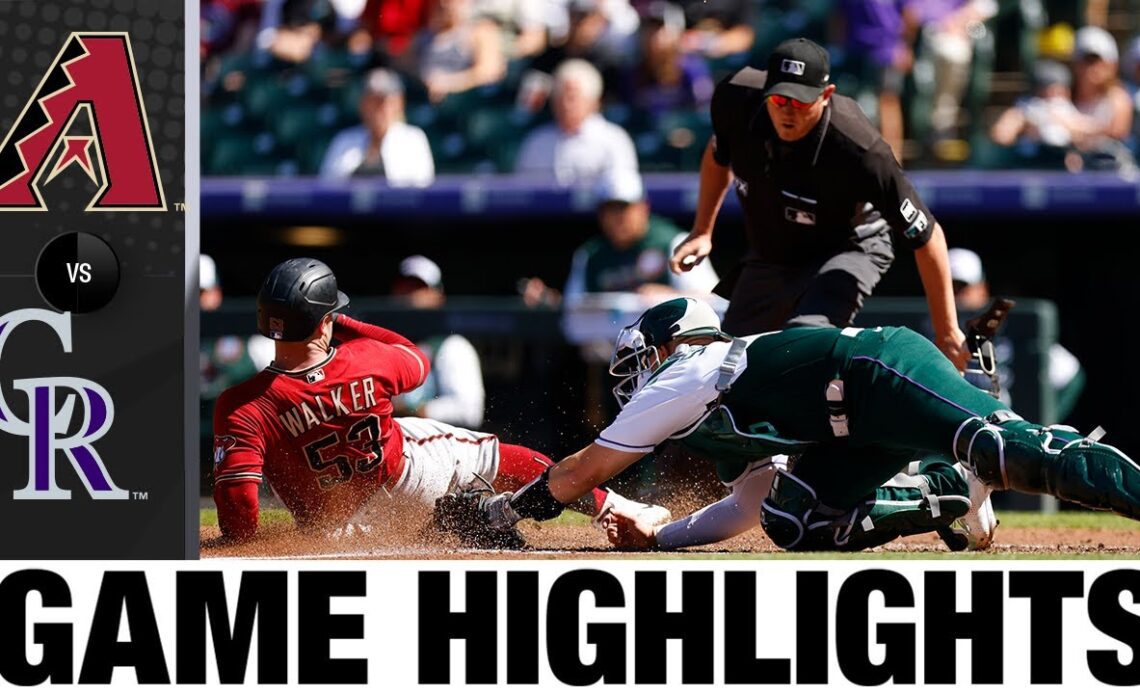 D-backs vs. Rockies Game Highlights (9/11/22) | MLB Highlights