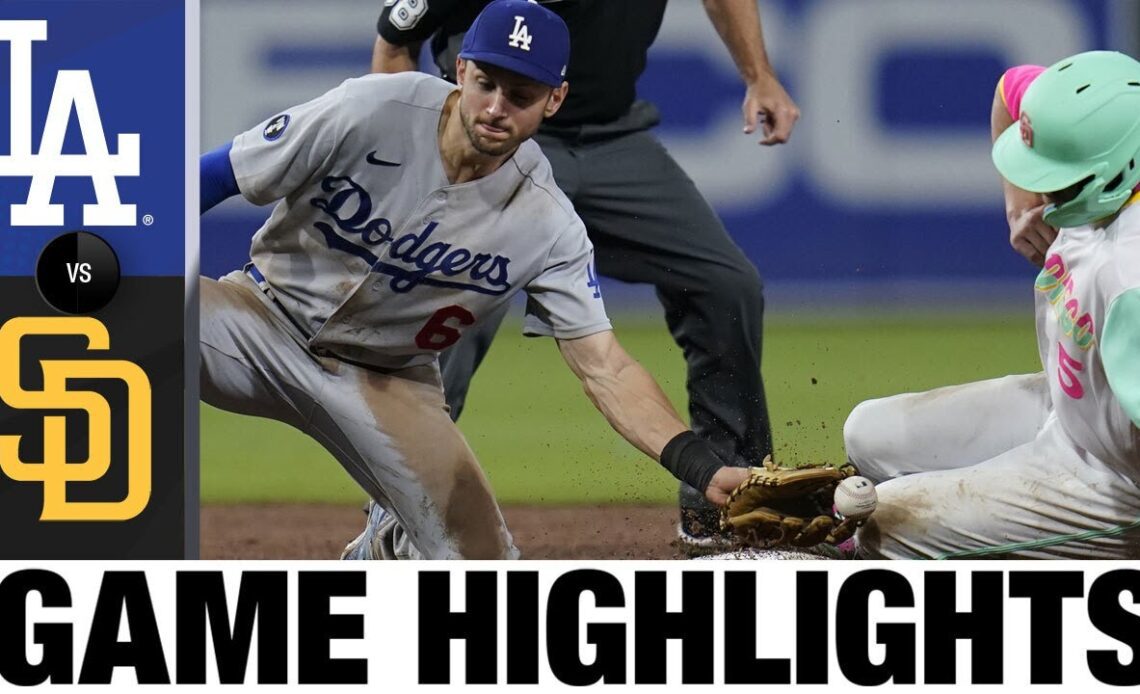 Dodger vs Padres Game Highlights (9/9/22) | MLB Highlights
