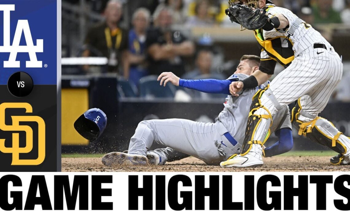 Dodgers vs. Padres Game Highlights (9/10/22) | MLB Highlights