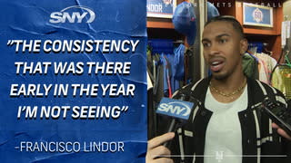 Francisco Lindor discusses recent struggles as Mets fall to Cubs 6-3 | Mets News Conference