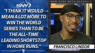 Francisco Lindor on breaking Mets' single-season shortstop home run record