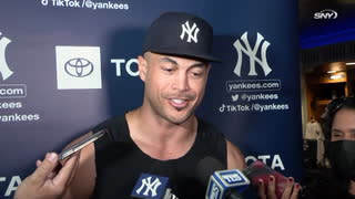 Giancarlo Stanton goes 2-for-5 with a home run as Yankees roll over the Rays