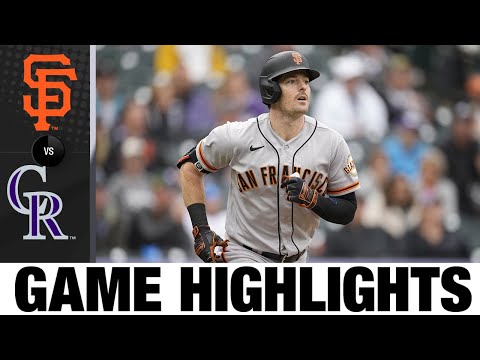 Giants vs. Rockies Game Highlights (9/22/22) | MLB Highlights