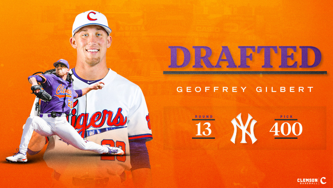 Gilbert Drafted in 13th Round – Clemson Tigers Official Athletics Site