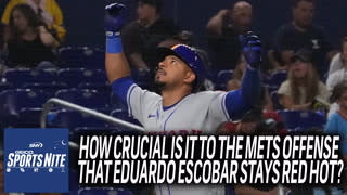 How crucial is it to the Mets offense that Eduardo Escobar stays red hot and was it the right move bringing up Mark Vientos?  | SportsNite