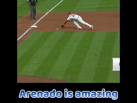 Nolan Arenado is just amazing at third base, one of the best.