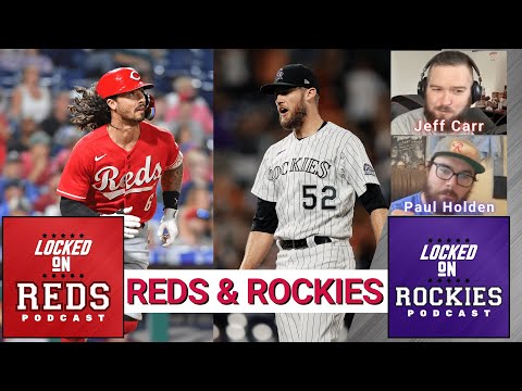 The Cincinnati Reds and Colorado Rockies series is highlighted by a hitting streak and top prospects