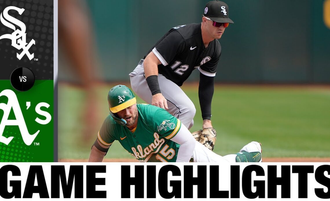 White Sox vs. Athletics Game Highlights (9/11/22) | MLB Highlights