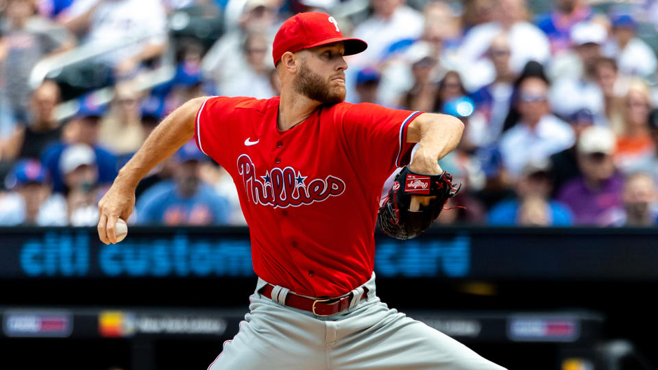 Philadelphia Phillies pitcher Zack Wheeler is scheduled to come off the injured list for Wednesday's start. (AP Photo/Julia Nikhinson)