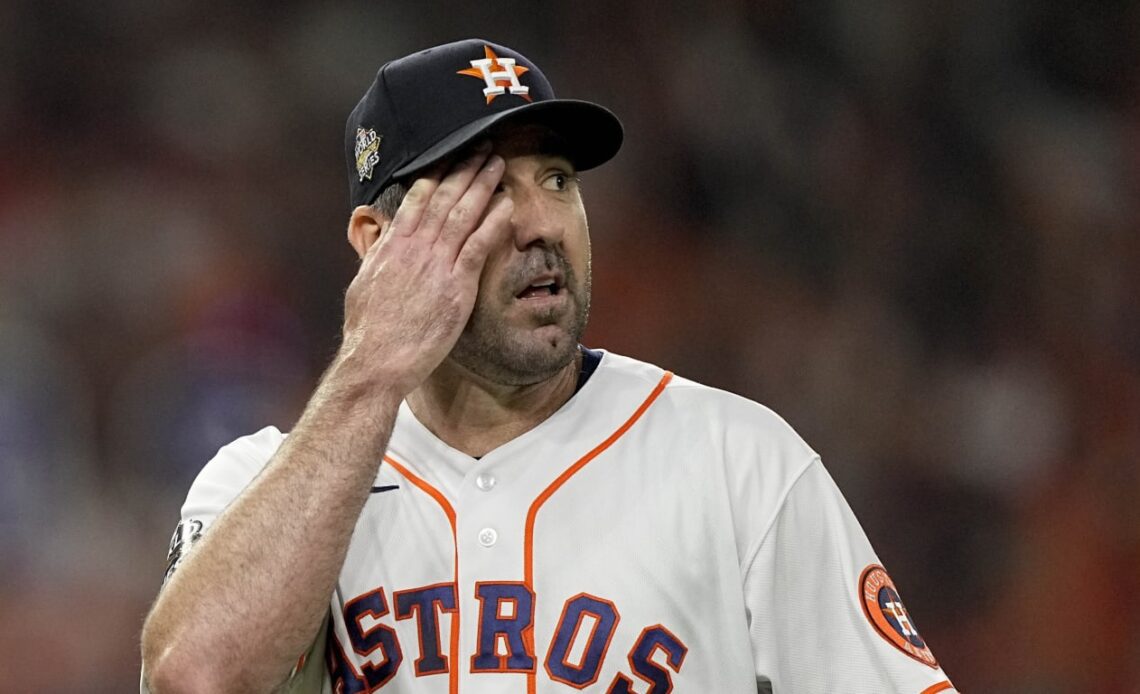 Justin Verlander still without World Series win after Game 1 gets away