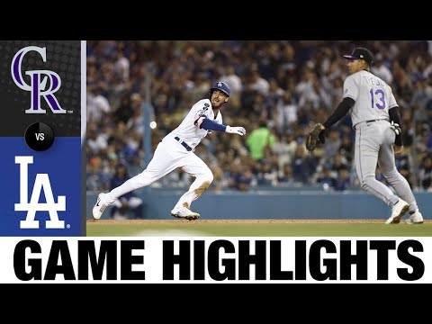Rockies vs. Dodgers Game Highlights (10/1/22) | MLB Highlights