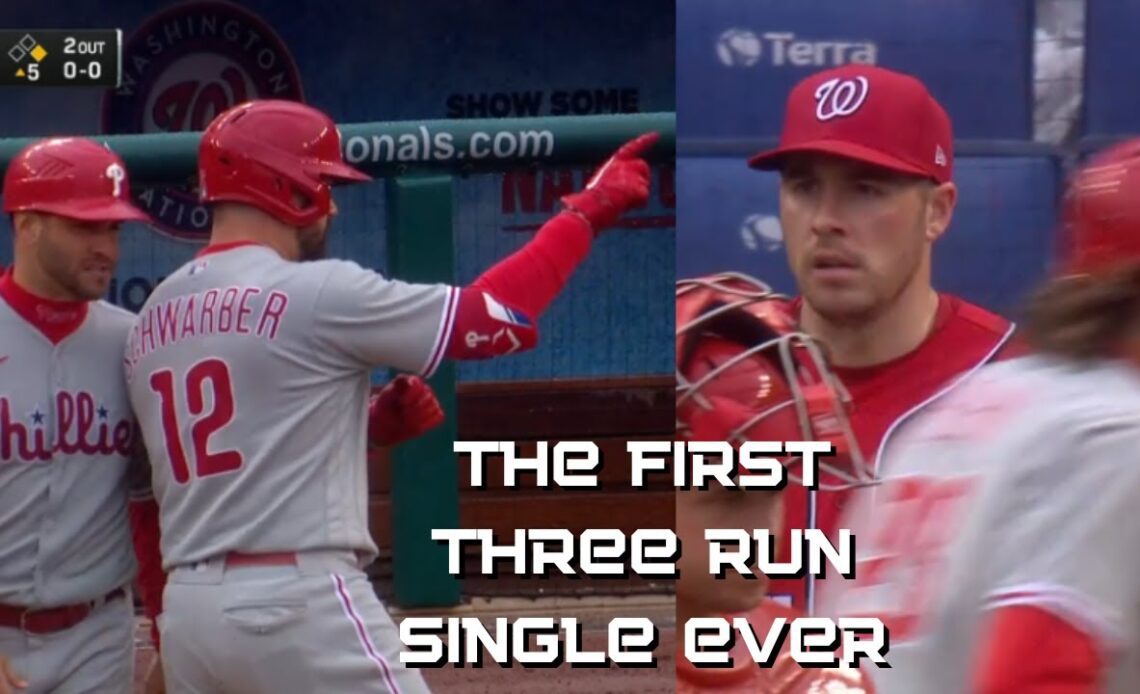 This Is The First Three Run Single in MLB History