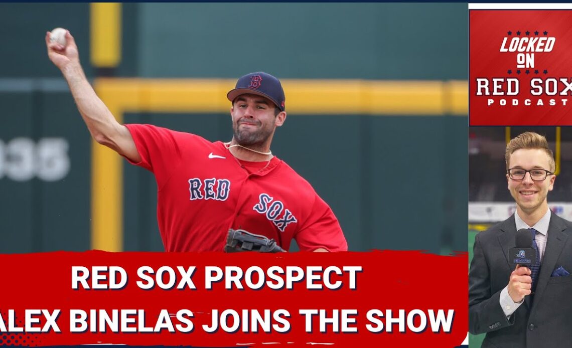 Alex Binelas, Red Sox Prospect Infielder Talks Reaction To Trade, First Season w/ Red Sox & More