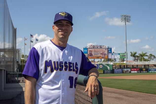 Fort Myers Mighty Mussels Manager Brian Meyer