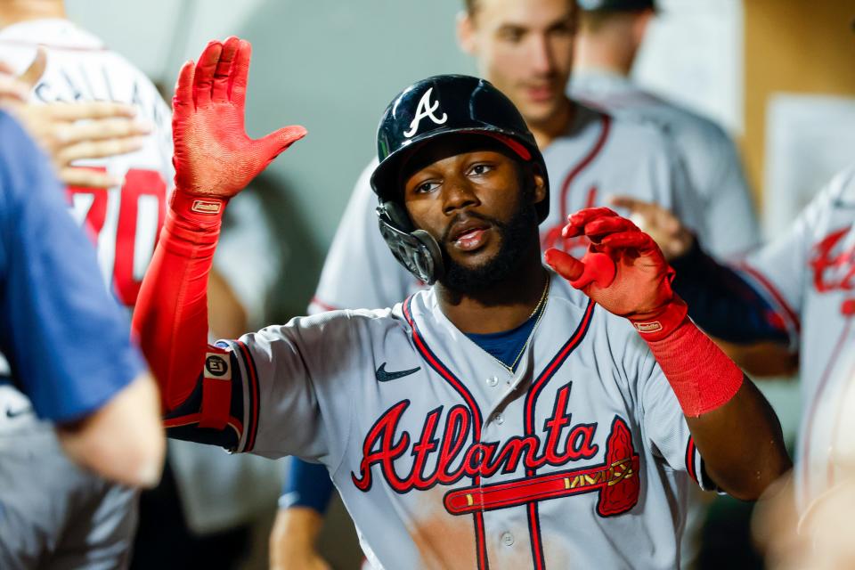 Braves center fielder Michael Harris led all National League rookies with 5.3 Wins Above Replacement.