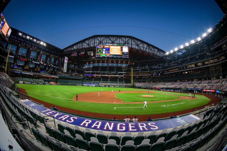 Globe Life Field, with its retractable roof, opened as the home of the Texas Rangers in 2020.
