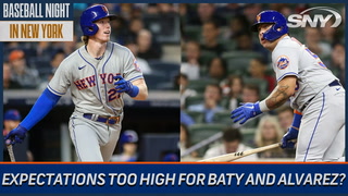 Are the Mets' expectations for Francisco Alvarez and Brett Baty too high? | Baseball Night in NY