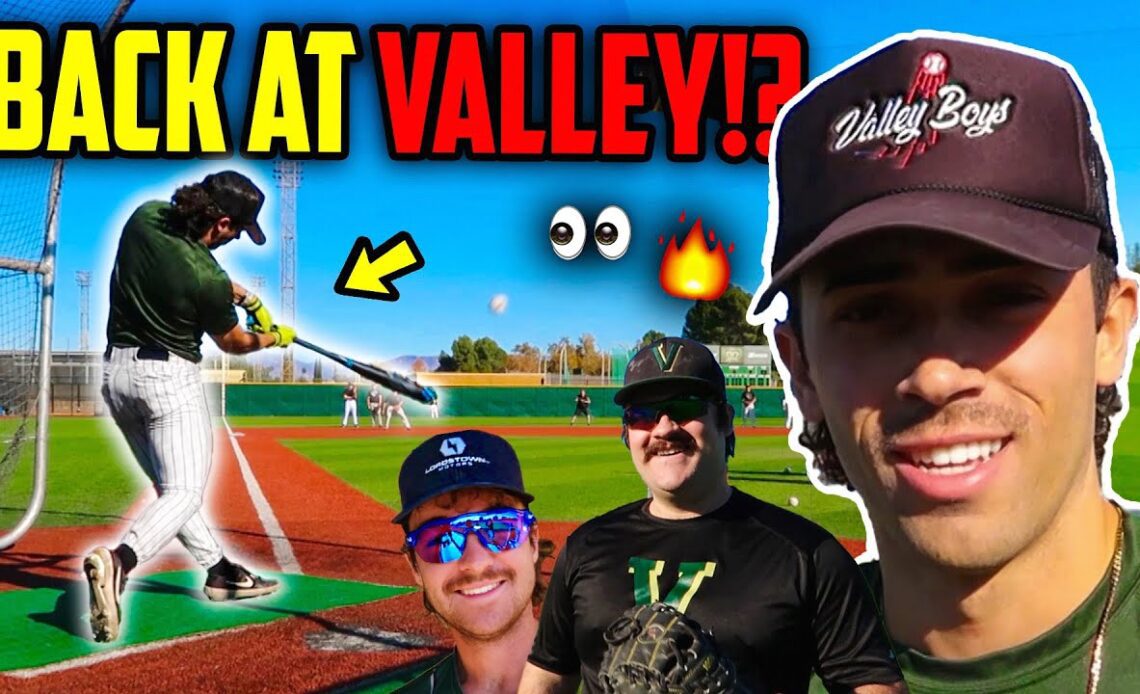 I PLAYED A BASEBALL GAME AT MY OLD COLLEGE!! (LA Valley)