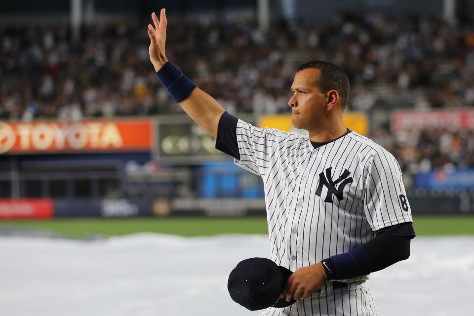 Alex Rodriguez played for the Yankees from 2004-2016.