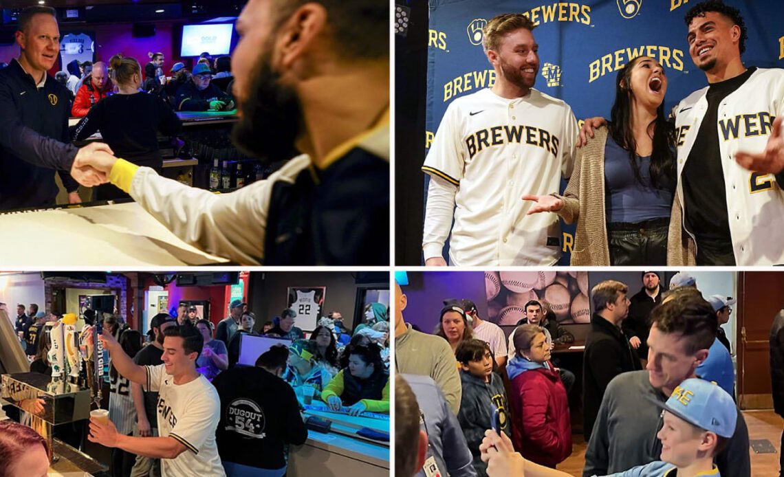 Brewers connect with fans at Hot Stove & Cold Brews